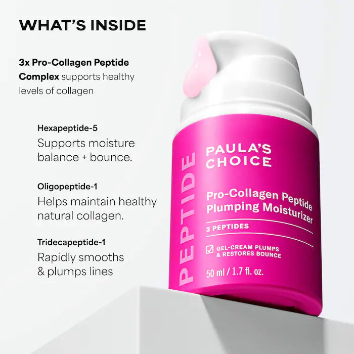Paula's Choice 
Pro-Collagen Peptide Plumping Gel-Cream Moisturizer