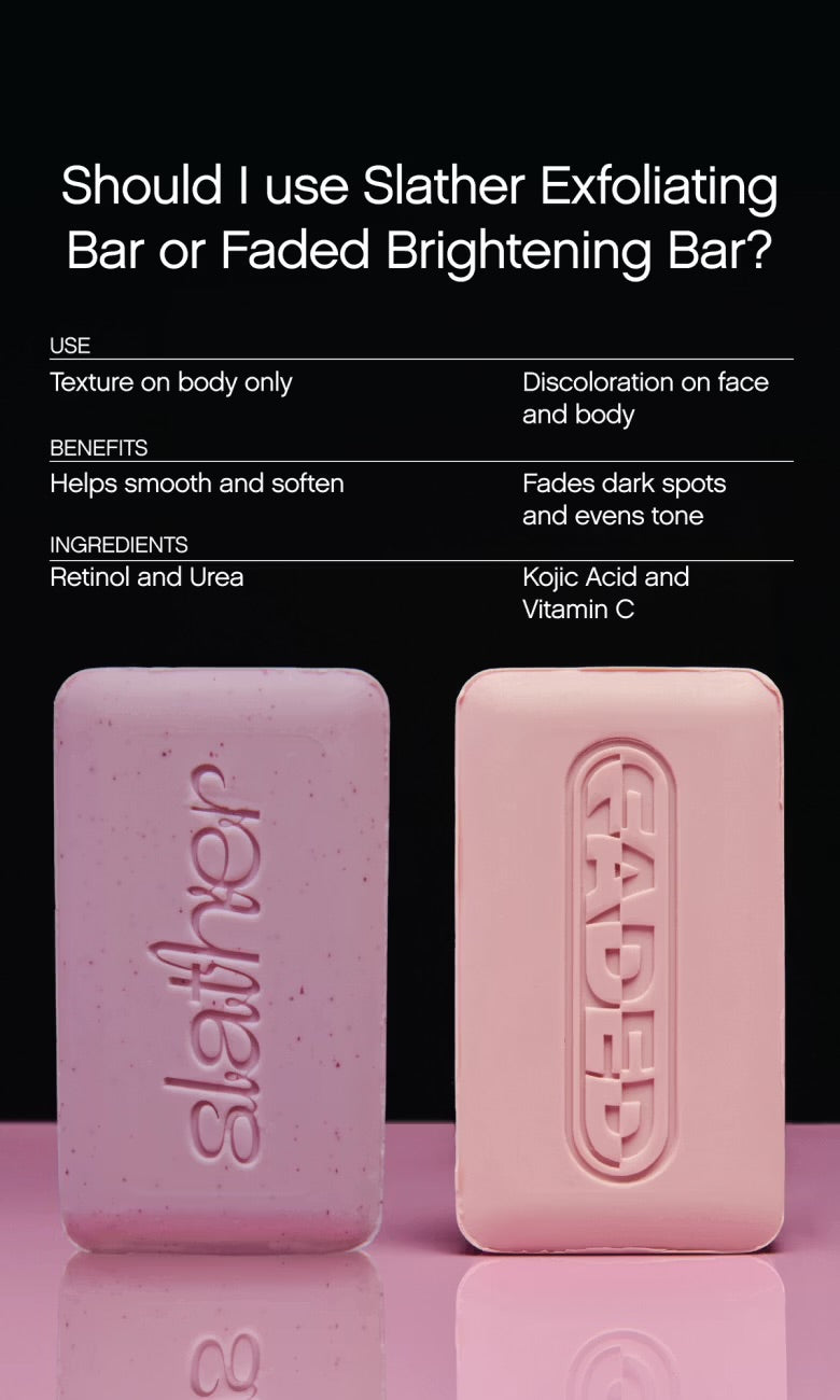 TOPICALS Faded Brightening Cleansing Bar For Dark Spots + Discoloration