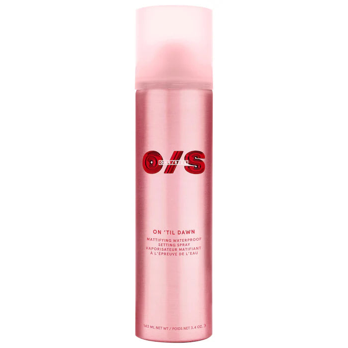 ONE/SIZE by Patrick Starrr 
On 'Til Dawn Mattifying Waterproof Setting Spray
