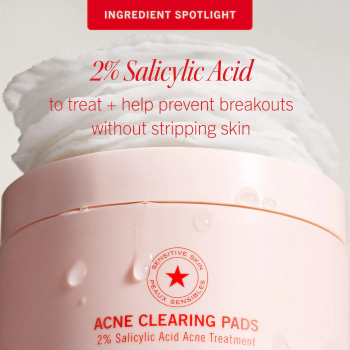 First Aid Beauty 
Acne Clearing Pads - 2% Salicylic Acid Acne Treatment
