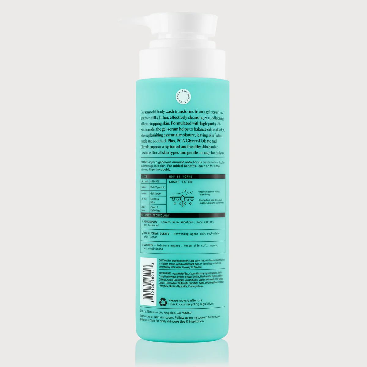 Naturium The Purifier Niacinamide Serum Body Wash