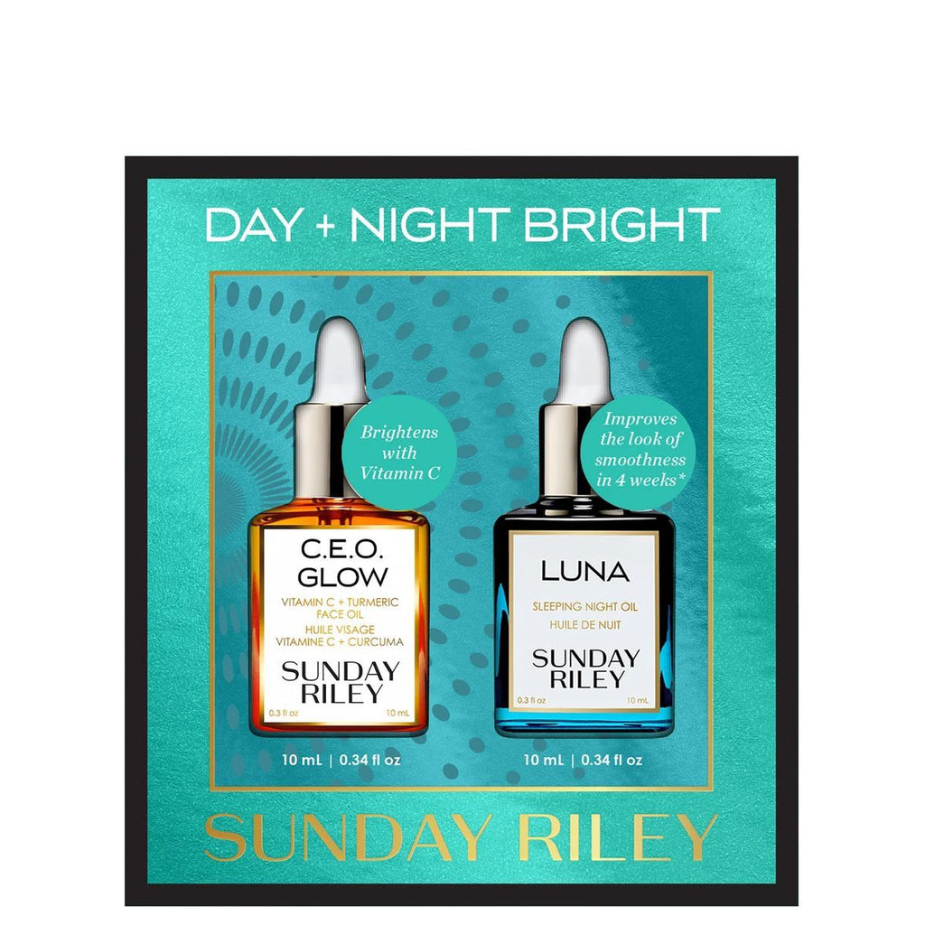 Sunday Riley Day + Night Bright kit