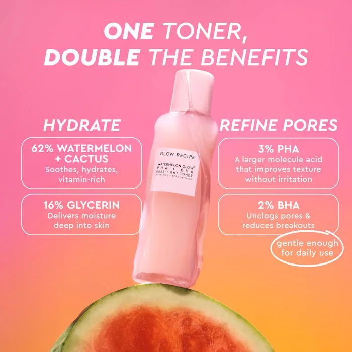 Glow Recipe  Watermelon Glow PHA + BHA Pore-Tight Toner