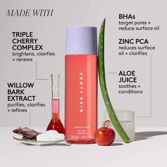 Fenty Beauty by Rihanna  Cherry Dub BHA Toner with Salicylic Acid + Aloe Juice