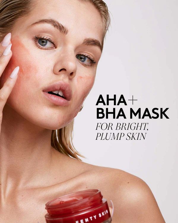 FENTY CHERRY DUB BLAH 2 BRIGHT 5% AHA FACE MASK