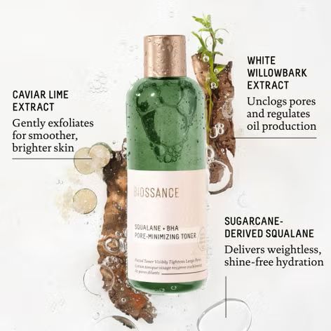 BIOSSANCE Squalane + 2% BHA Pore Minimizing Toner