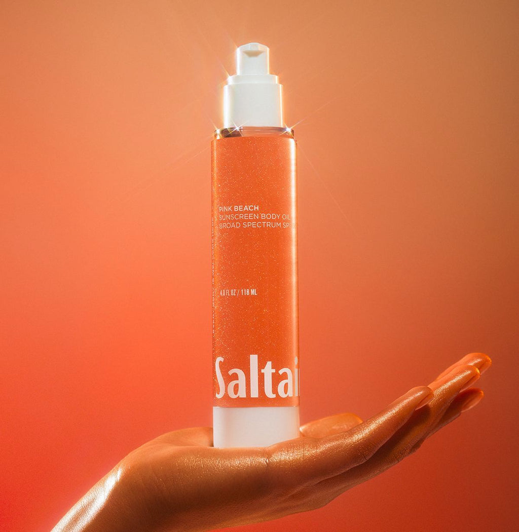 SALTAIR PINK BEACH SUNSCREEN BODY OIL SPF 50