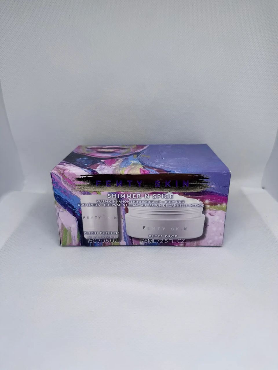 Fenty Skin Shimmer N Spice Lip & Body New Plush Puddin Butta Drop