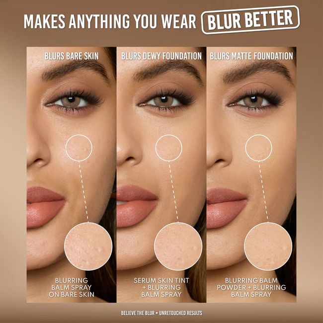 DANESSA MYRICKS BEAUTY YUMMY SKIN LIQUID BLURRING BALM SETTING SPRAY