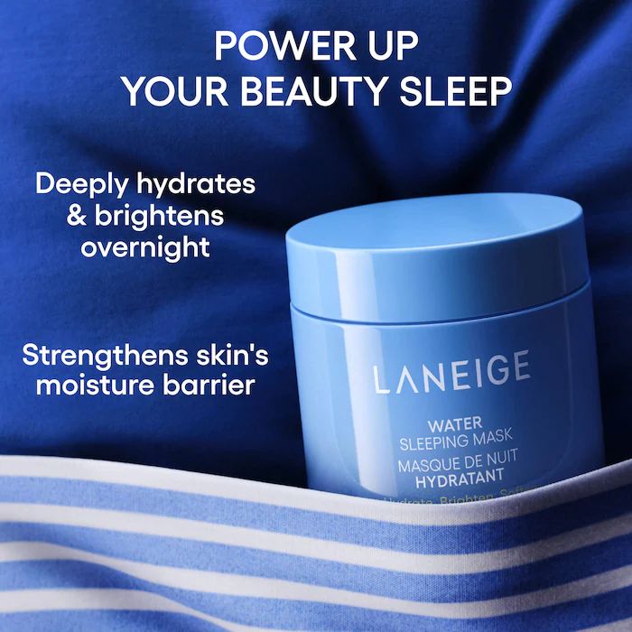 LANEIGE Water Sleeping Mask for Moisture Barrier Support with Niacinamide & Squalane